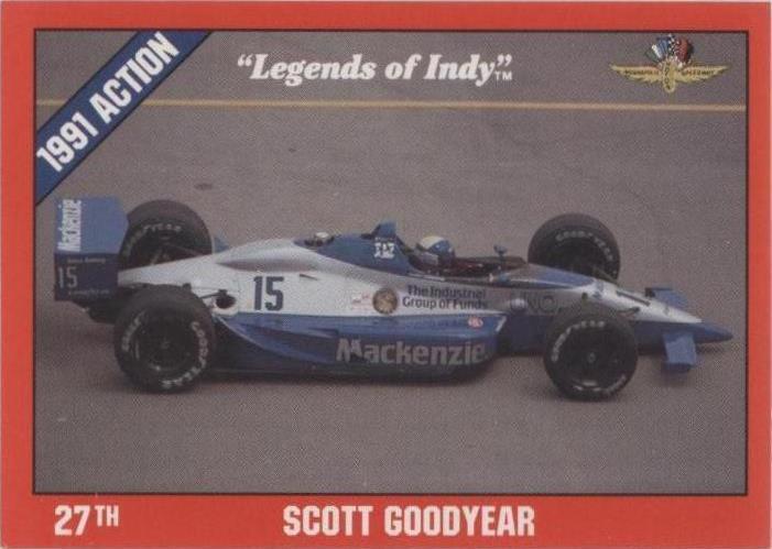 1992 Collegiate Collection Legends of Indy - Scott Goodyear #28 - 1 of 1