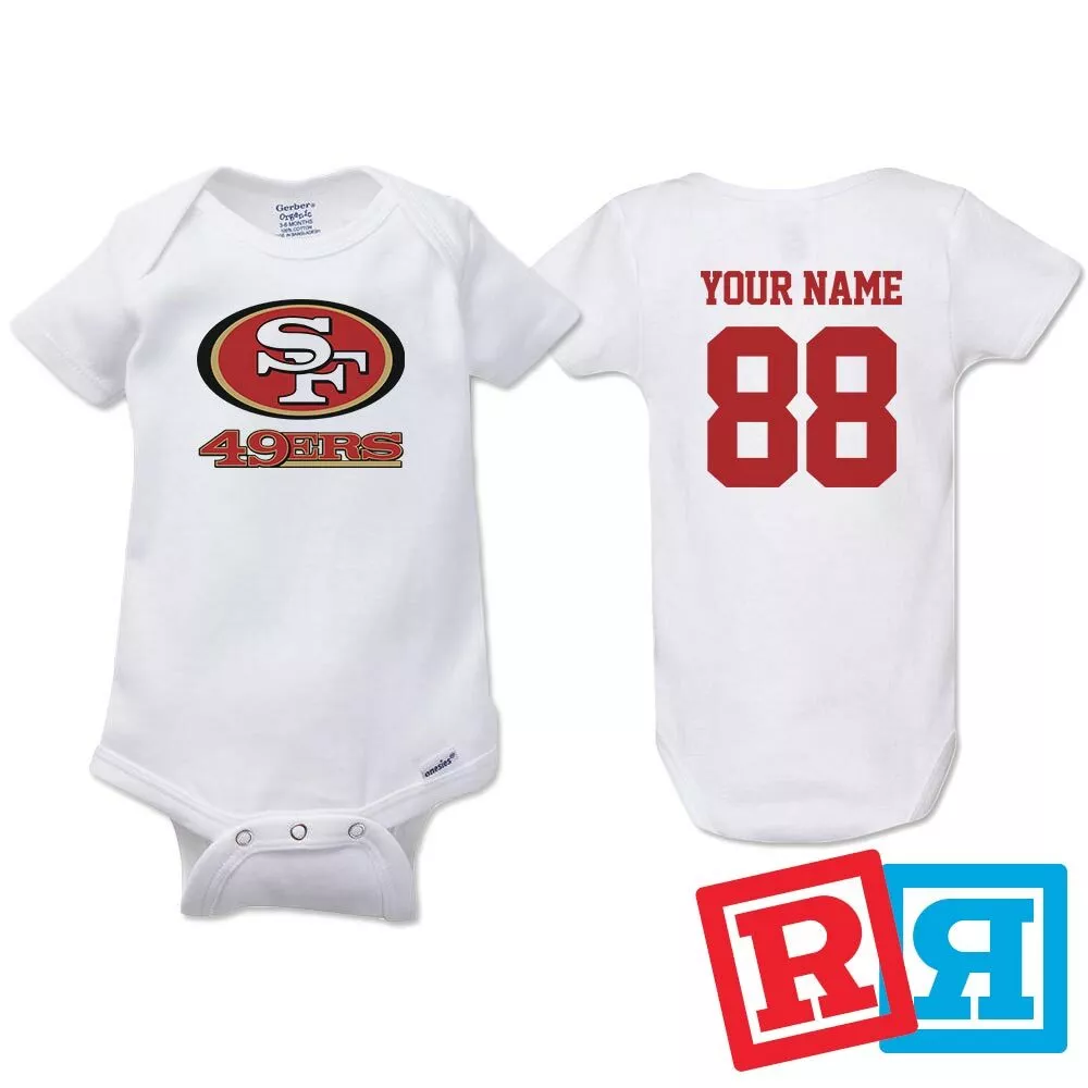 Personalized San Francisco 49ers Gerber Baby Onesie® Cotton Custom