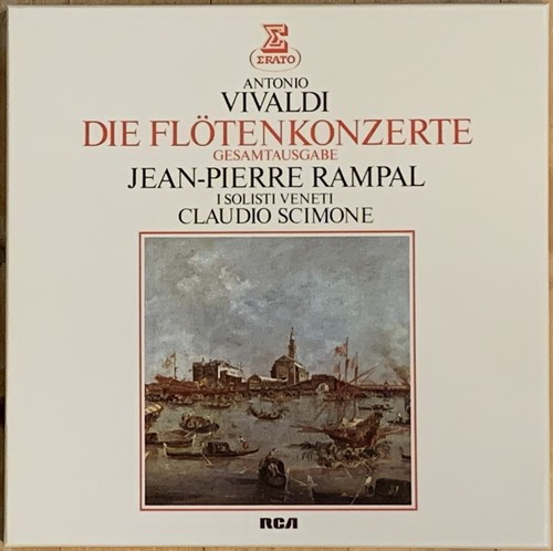 Vivaldi Complete Flute Concertos JEAN-PIERRE RAMPAL Erato 2 LP Box NM Like New - Picture 1 of 3