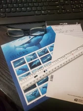 USPS Postage Stamps Sheet of 20 FIrst Class Letter  Shark