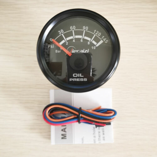 6 Gauge Set with Sender 200KMH GPS Speedometer Tacho Fuel Volt Oil Temp Blue LED - Bild 7 von 9