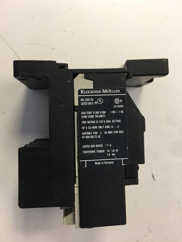 Klockner-Moeller Z00-4 Thermal Overload Relay 2.4-4A 690V USED - Picture 3 of 4