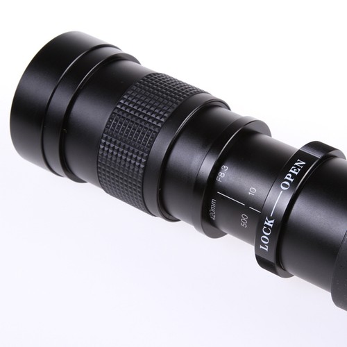 420-800mm Super Telephoto Lens for EOS 5D 7D Mark II Rebel T6 T7i T5i 700D - Picture 7 of 12
