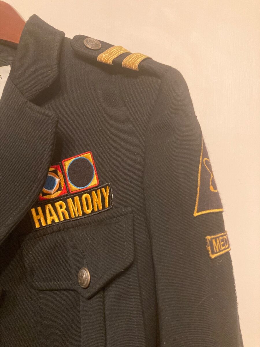 Moschino Cheap and Chic Black Military Wool Jacket Harmony Moschino Cheap and Chic Black Military Wool Jacket Harmony