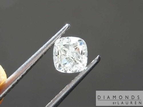 0.51ct J SI2 Cushion Cut Diamond R8481 Diamonds by Lauren - Picture 2 of 5