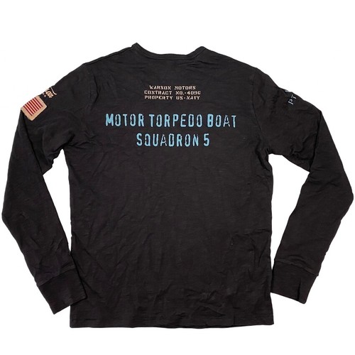 Tee Shirt Warson Motors Airborne Lucky Torpedo US USS Navy Aviation Vintage ML - Imagen 2 de 2