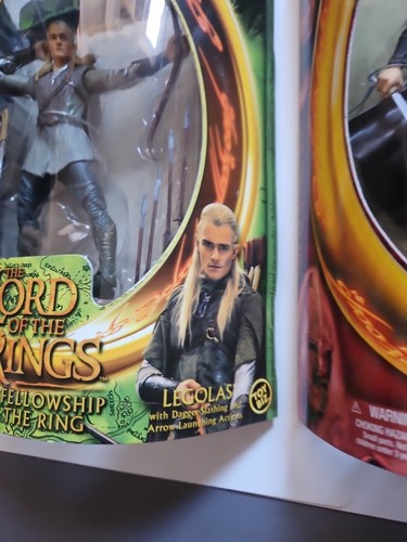 Herr der Ringe Zwei Türme LEGOLAS Helm's Deep/LEGOLAS 2er Set ToyBiz Neu in OVP - Bild 6 von 12