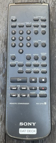 SONY PCM-R700 Digital Audio Tape DAT Rack and Remote fully Functional - Picture 9 of 10