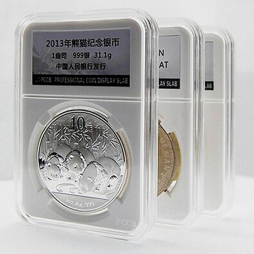 Acrylic Collection Box Clear Coin Slab Base PCCB NGC PCGS Display Storage Case - Picture 2 of 12
