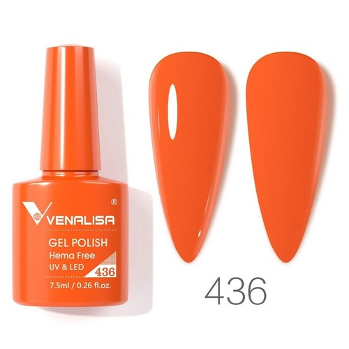 VENALISA Gel Nail Polish Hema Free - 60 colours Varnish Soak Off Glitter Sparkle - Picture 67 of 152