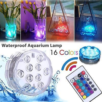 Unterwasserlicht Unterwasserlampe RGB LED Pool Teich Badewanne Licht Poollampe