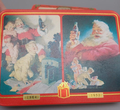 Nuevos 2 juegos de cartas de Santa Coca Cola coleccionables lata 1996 - Imagen 3 de 5