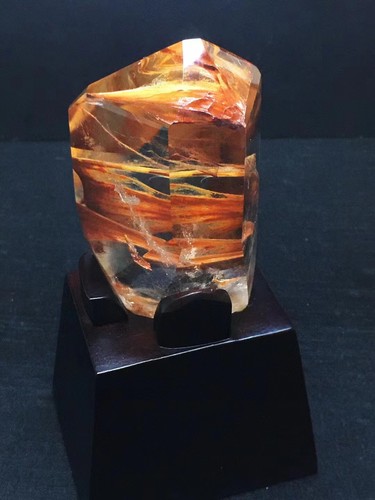 Muestra mineral de cristal de cuarzo rojo natural superior de 1,56 lb Reiki + soporte - Imagen 5 de 5