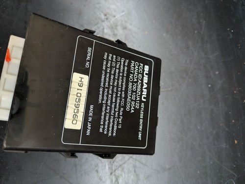 2000 Subaru Legacy Outback Keyless Entry Unit 88035AE050 OEM #2782 - Picture 2 of 6