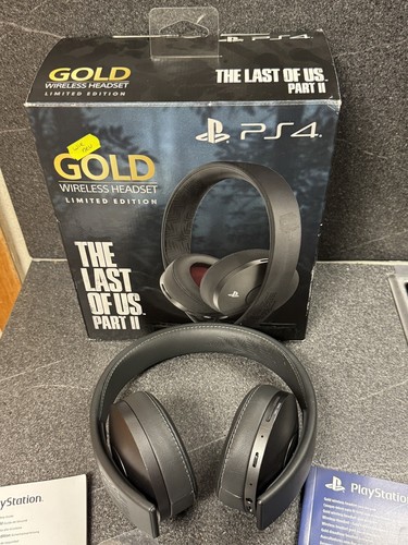 The Last of Us Part 2 Gold Wireless Headset Limited Edition Top Zustand Sammler1