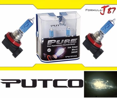 Putco 3800K Iron White H8 35W Light Two Bulbs DRL Daytime Cornering Angel Eye - Picture 2 of 9