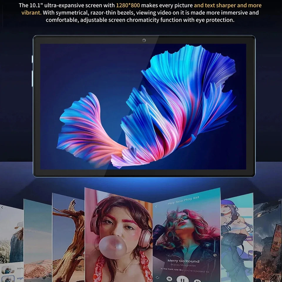 Android 10.1 Inch Tablet Pc Google Play Octa Core Dual Cameras Dual SIM 3G Phone - Image 4 of 4