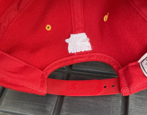 Vintage 90s Kansas City Chiefs Starter Image Snapback Hat Cap NFL 100% Wool - Picture 10 of 11