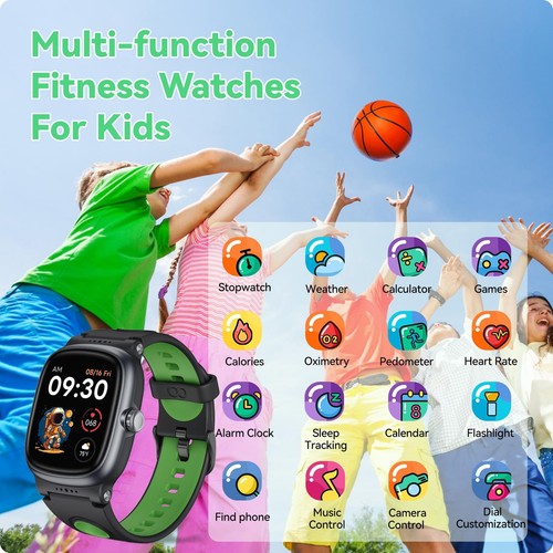 Smart Watch for Kids with Heart Rate Sleep Monitor, Games/Alarm/IP68 Waterpro... - Picture 6 of 7