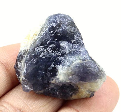 Natural Blue Iolite Loose Gemstone Rough Earth Mined Crystal Rock 105 Ct - Picture 5 of 8