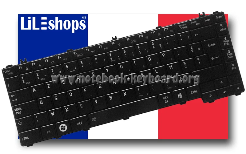 Clavier Français Original Toshiba Satellite (PRO) L730 L735 L735D Série NEUF - Photo 1/1