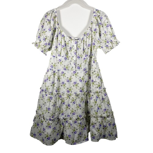 MAGGY LONDON ★ 上品な華やかさの一着 Scuba Crepe ドレス MAGGY LONDON Beige Tie Neck Puff Sleeve Scuba Knit Stretch