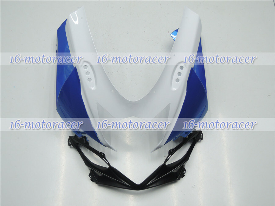 Front Nose Cowl Upper Fairing For GSXR 600/750 2011-2018 White Blue Black a#04 item image