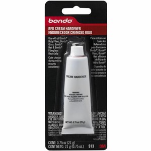 3M Products 913 Bondo Red Cream Hardener 0.75 Oz. For Use ... 3M Products 913 Bondo Red Cream Hardener 0.75 Oz. For Use ...