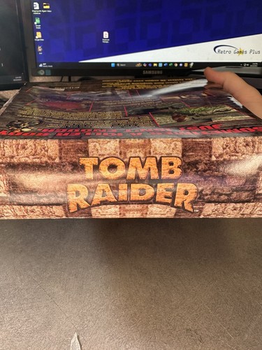 Tomb Raider Trapezoid Box Big Box PC Game Vintage **INCOMPLETE SEE PICTURES** - Photo 5/14