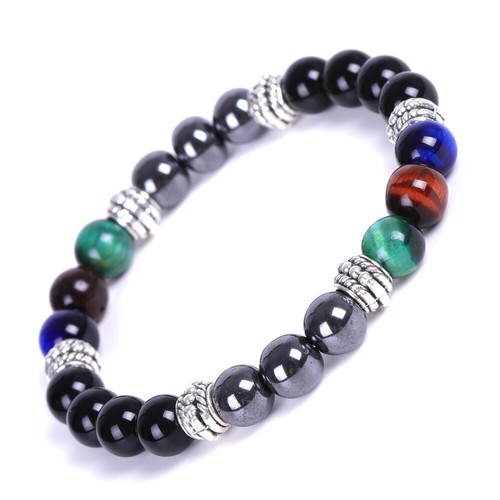Tiger Eye Stone Hematite Magnetic Bracelet Therapy Arthritis Pain Relief Gifts - Picture 21 of 40