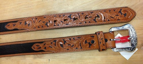 Ranger Co. Belt WB2675 Tan Mexican Floral Emboss size 32 - Bild 2 von 2