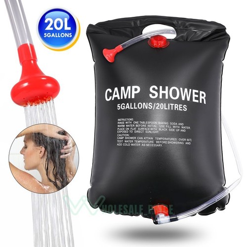 Bolsa de Ducha Solar, Calefacción Solar Camping Bolsa de Ducha, Bolsa de Ducha Portátil Camping - Imagen 6 de 18
