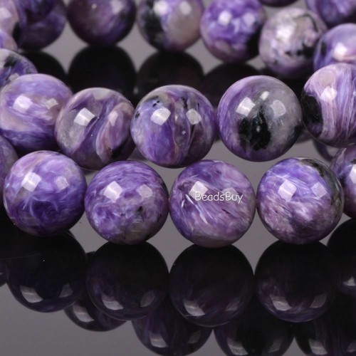 10mm Fashion round gemstone beads stretchable bracelet 7" - Picture 179 of 262