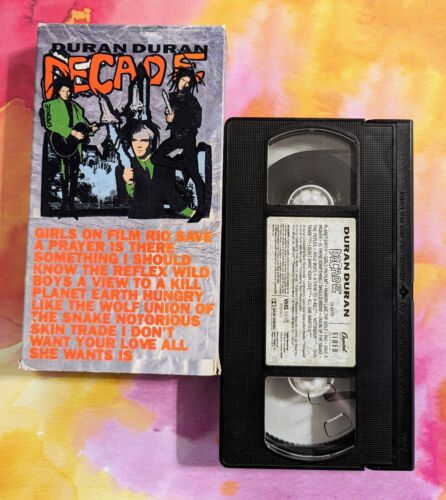 Duran Duran - Decade: Greatest Hits (VHS) Vtg Capitol Video Rock Music Videos - Picture 2 of 5