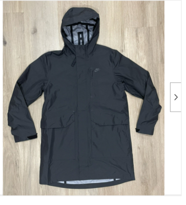 NIKE ナイキ STORM-FIT ADVジャケット Nike Storm Fit ADV Mens Black Hooded Jacket (var sizes) New