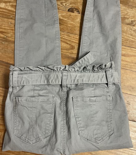Anthropologie Fire And Rain Paper Bag Damenjeans hoher Bund Größe 7 Stretch - Bild 3 von 6