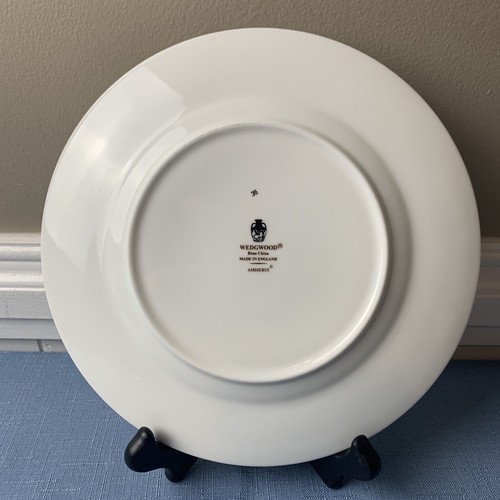 Wedgwood Amherst Bone China 8 1/4" Salat Lunchteller 2er Set GUC - Bild 3 von 4