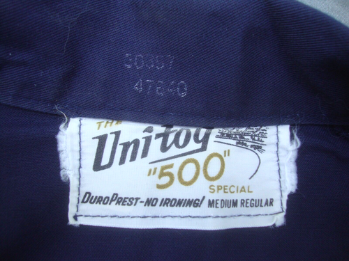 Unitog 500 Coveroles De Colección Años 70 Kansas City MO Policía Talla M REGULAR Azul Marino - Imagen 5 de 13