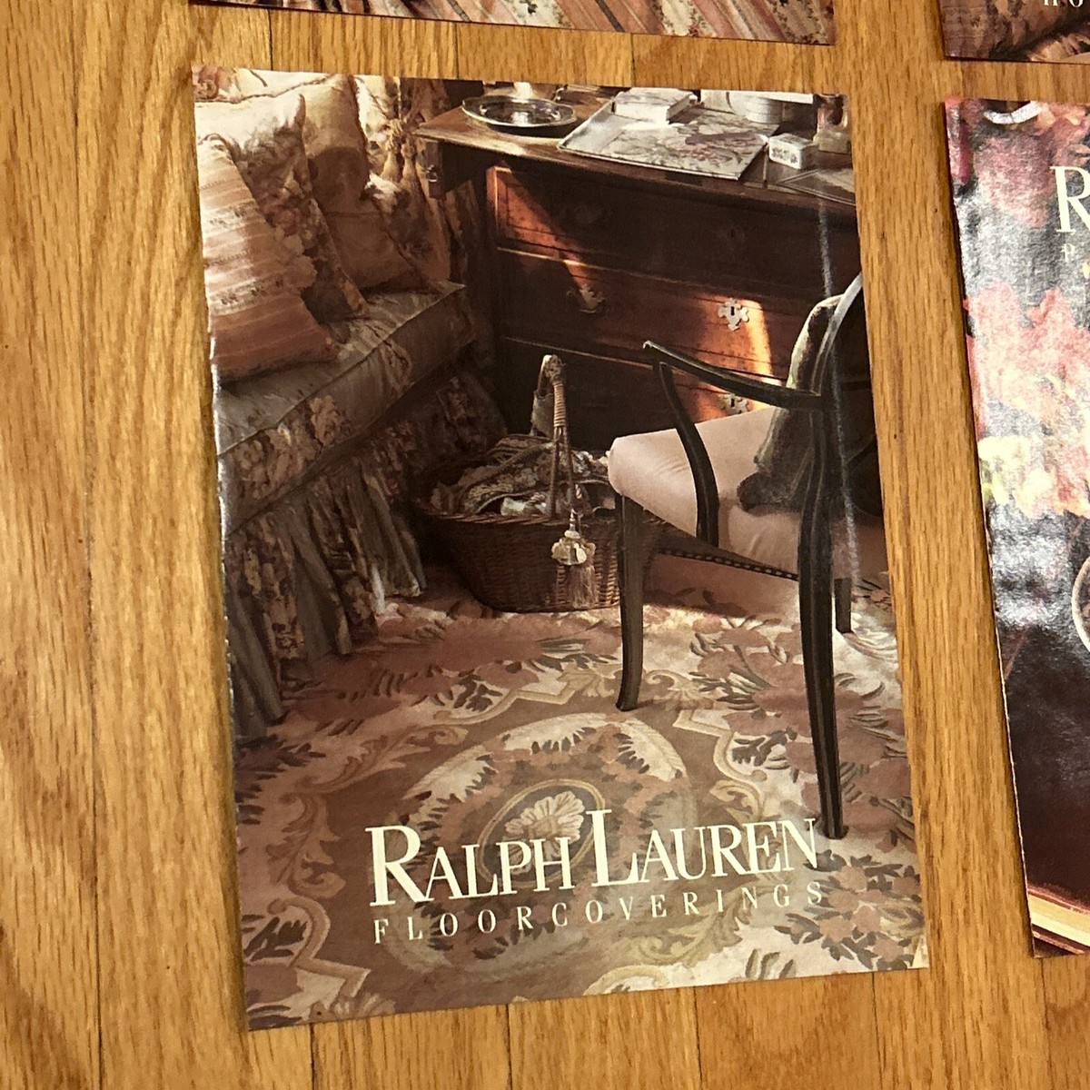 RALPH LAUREN POLO Luxury Chintz Home Magazine Print Ads 1980s Home