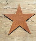 Rusty Metal STAR Garden Ornament Rustic Vintage Gift Birthday Present