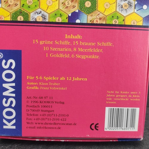Die Siedler Von Catan - Die Seefahrer Erweiterung Für 5 Und 6 Spieler - Kosmos - Bild 11 von 14