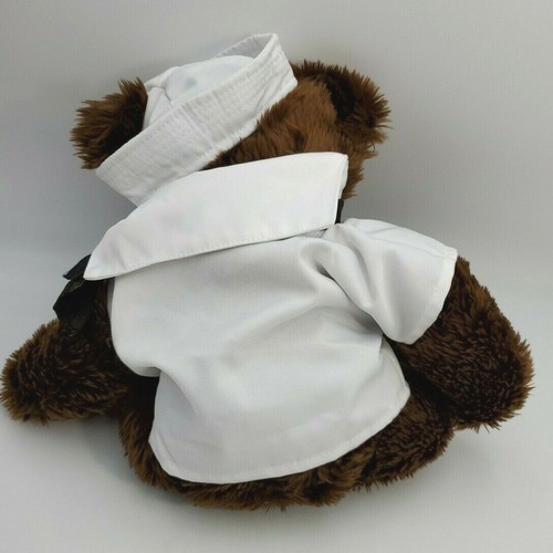 Vintage Navy Sailor Teddy Bear Forces Of America White Uniform Brown Plush 1989 - Picture 4 of 7