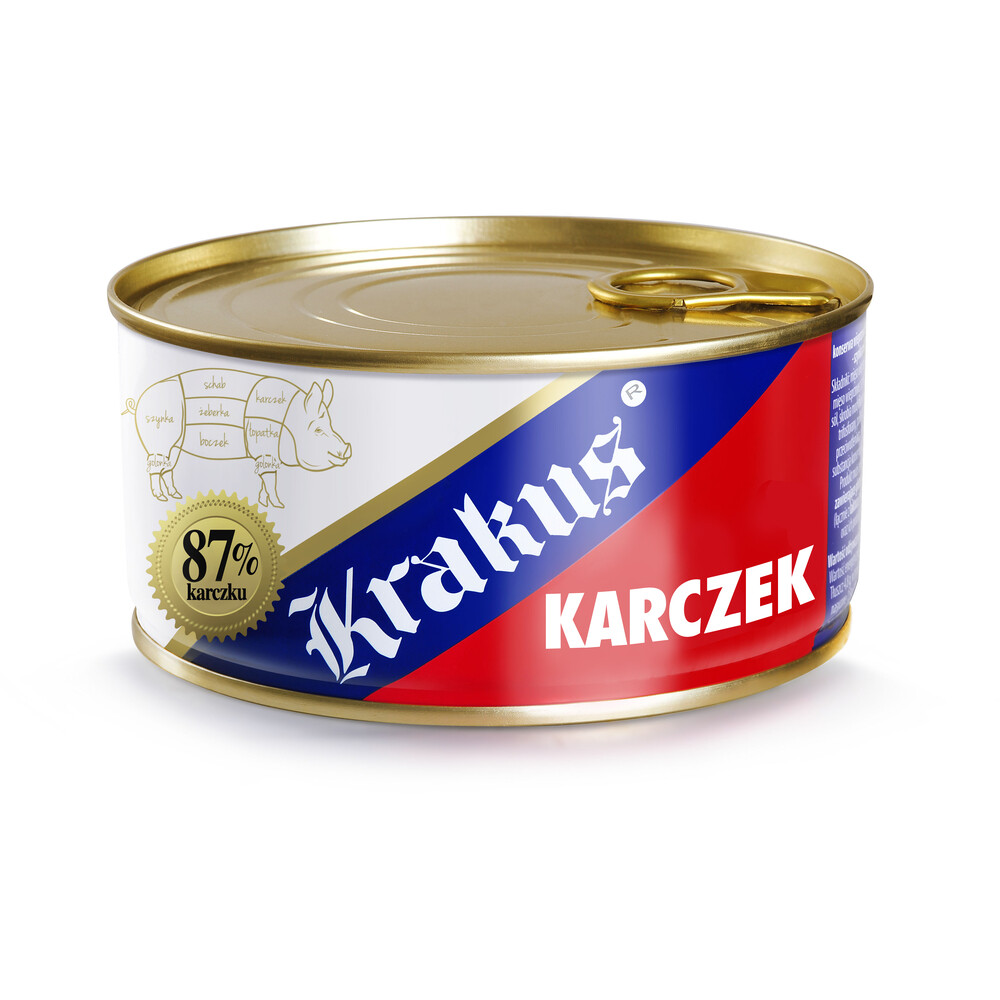 KRAKUS PREMIUM POLISH TRADITIONAL TINNED - 300G - PORK BEEF MEAT CANNED CAN