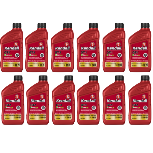 Kendall 0W20 GT-1 Max Motor Full Syn Oil with Liquitek; Case 12
