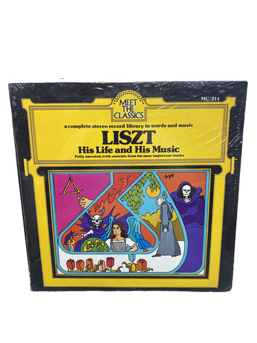 Treffen Sie die Klassiker: LISZT Sein Leben und seine Musik (1979) – Neu versiegelte LP