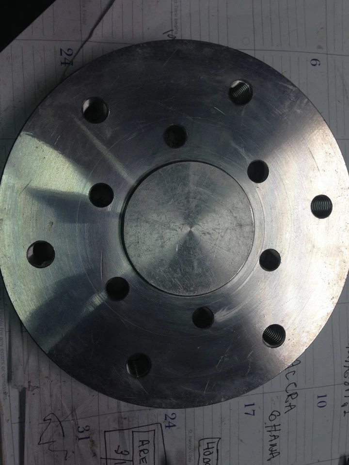 ALUMIMUM FAN SPACER DIESEL GENERATOR SET  TO ADAPT LARGE FAN TO DIESEL AND GAS - Image 3 of 4