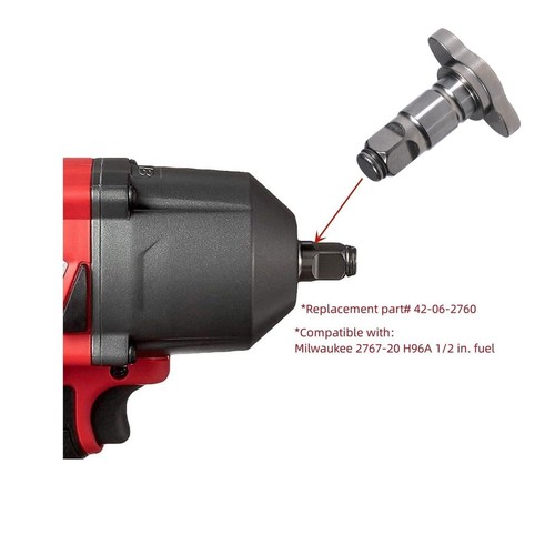 OEM 1/2" Anvil Assembly 42-06-2760 For Milwaukee 2767-20 H96A Fuel Impact Wrench - Picture 3 of 3