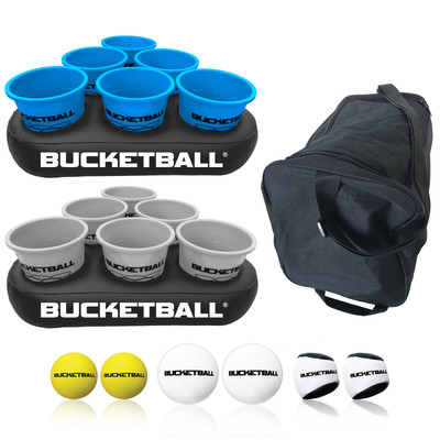 BucketBall - Team Color Edition - Party Pack (Light Blue/Silver)