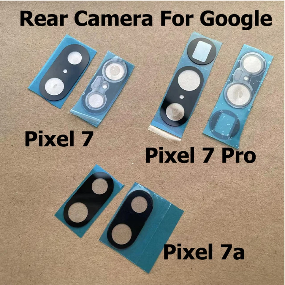 Rear Back Camera Lens Glass Replace For Google Pixel 6 6A 6Pro Pixel 7 Pixel 8 - Image 3 of 4
