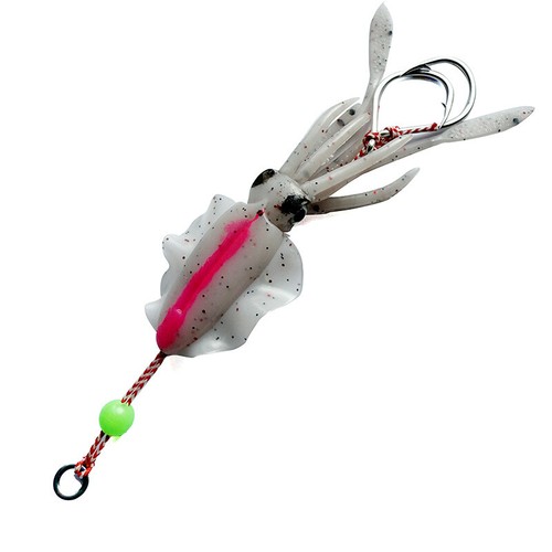10 PIEZAS Luminoso Suave Pulpo Señuelo Calamar Falda Wobbler Cebo Calamar Plantilla Señuelo de Pesca - Imagen 30 de 35